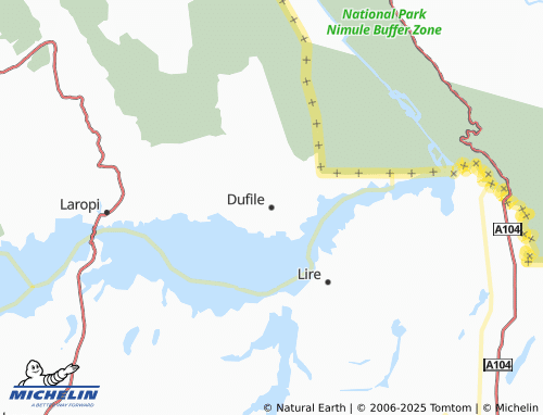 MICHELIN Dufile map - ViaMichelin