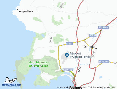 Carte MICHELIN Santa Maria La Palma - ViaMichelin