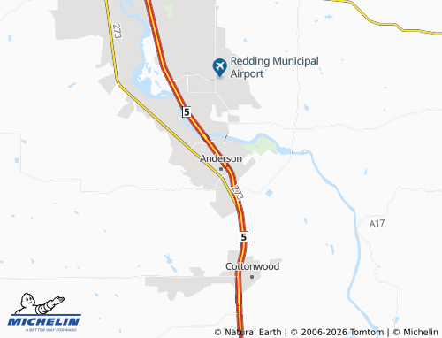 Mappa MICHELIN Anderson - ViaMichelin