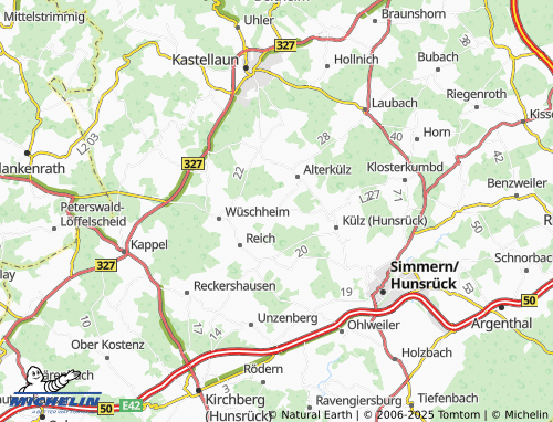 Carte MICHELIN Michelbach - ViaMichelin