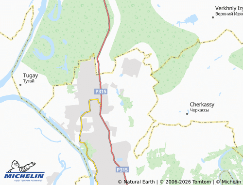 MICHELIN-Landkarte Kalinka SNT - ViaMichelin
