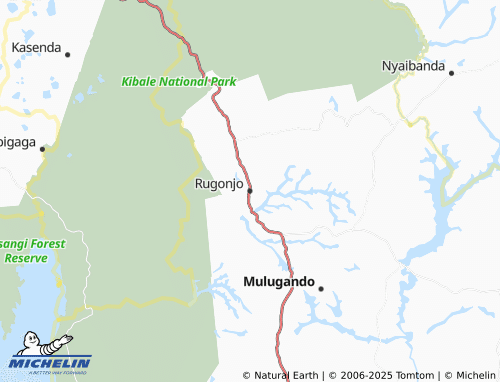 MICHELIN Rugonjo map - ViaMichelin