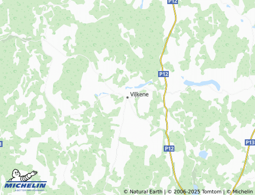 Carte MICHELIN Viļķenes pagasts - ViaMichelin