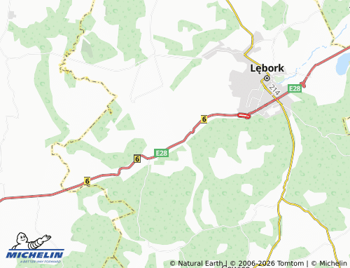MICHELIN-Landkarte Leśnice - ViaMichelin