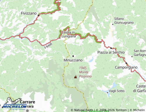 Mapa MICHELIN Minucciano - ViaMichelin