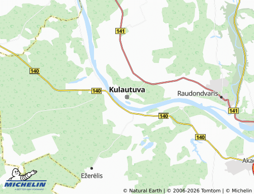 Mappa MICHELIN Kulautuva - ViaMichelin