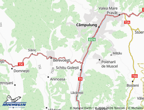 Carte MICHELIN Godeni - ViaMichelin