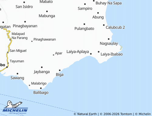 Mappa MICHELIN San Nicolas - ViaMichelin
