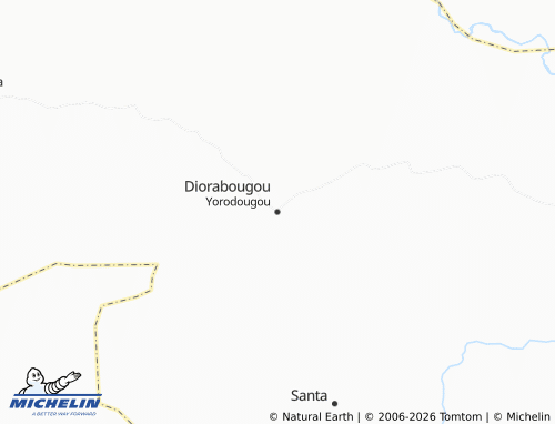 MICHELIN-Landkarte Yorodougou - ViaMichelin