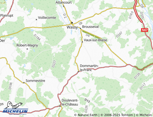 MICHELIN-Landkarte Doulevant-le-Petit - ViaMichelin