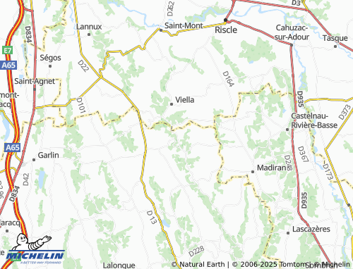 MICHELIN-Landkarte Aubous - ViaMichelin