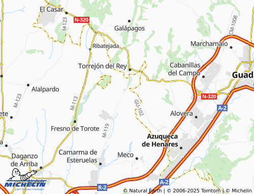 MICHELIN La Cardosa map - ViaMichelin