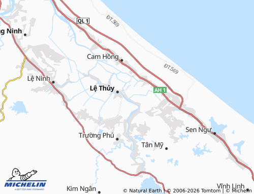 Mapa MICHELIN Liên Thủy - ViaMichelin
