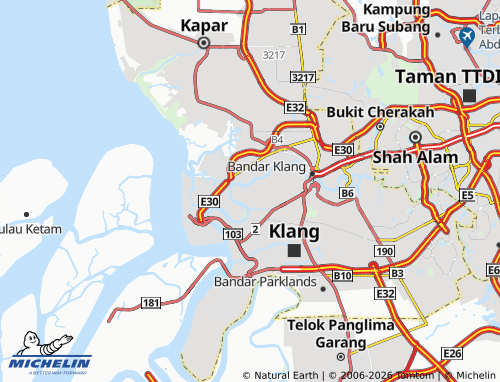 MICHELIN Taman Ehsan map - ViaMichelin