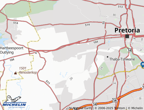 MICHELIN Jeffersville map - ViaMichelin