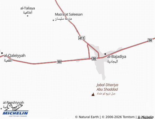 MICHELIN-Landkarte al-Rafee'ah - ViaMichelin