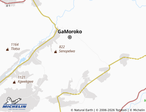 MICHELIN-Landkarte Ga-Moloko - ViaMichelin