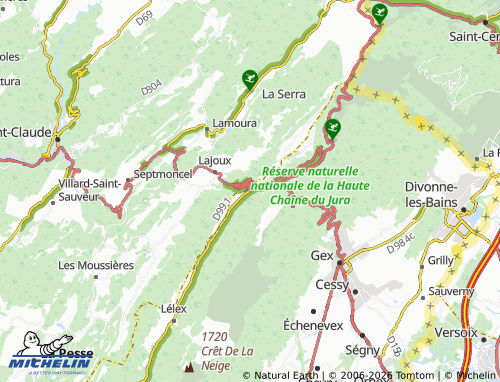 Mappa MICHELIN Mijoux - ViaMichelin