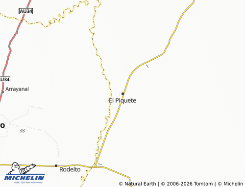 Mappa MICHELIN El Piquete - ViaMichelin