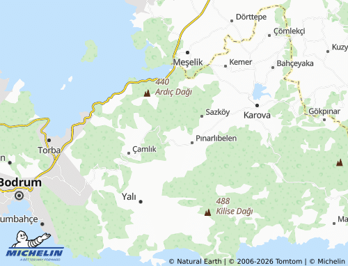 Mappa MICHELIN Kumköy - ViaMichelin