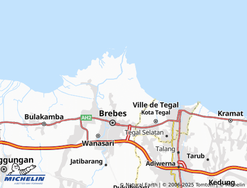 MICHELIN Randusanga Kulon map - ViaMichelin