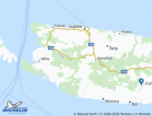 MICHELIN-Landkarte Dračevica - ViaMichelin