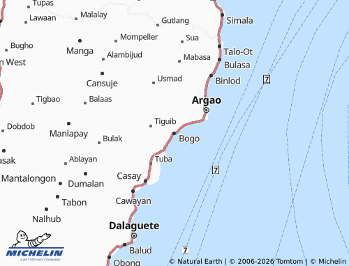 MICHELIN Bogo map - ViaMichelin