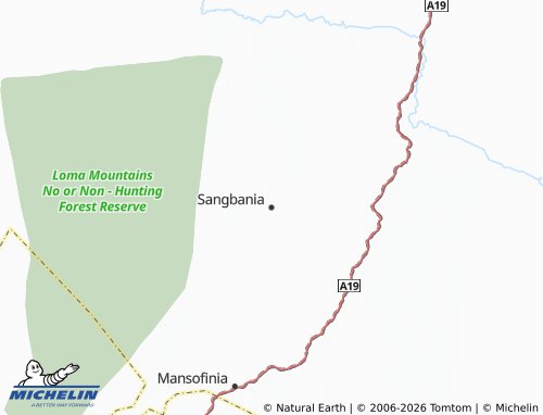 Mappa MICHELIN Sangbania - ViaMichelin