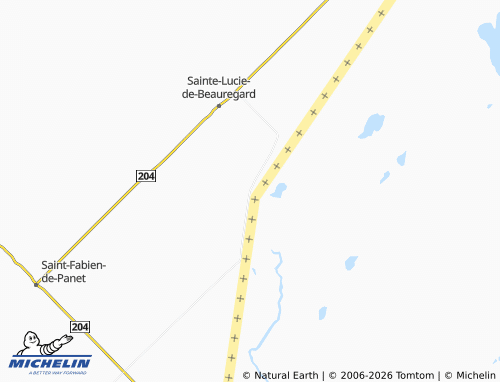 Mapa MICHELIN Lac-Frontière - ViaMichelin