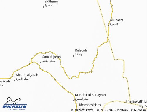 Carte MICHELIN Balaqah - ViaMichelin