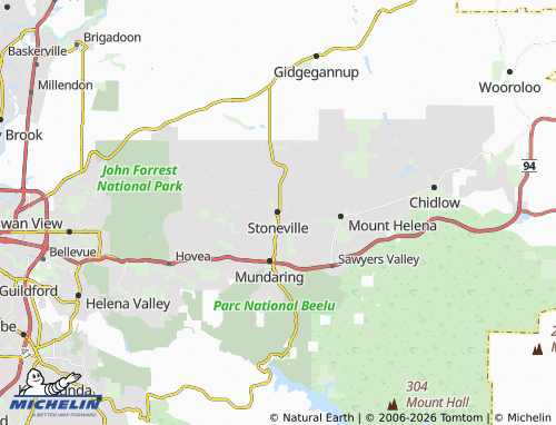 Mapa MICHELIN Stoneville - ViaMichelin