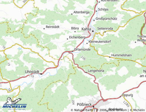 MICHELIN Freienorla map - ViaMichelin