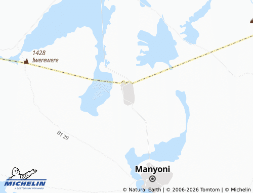 MICHELIN Mkwese map - ViaMichelin