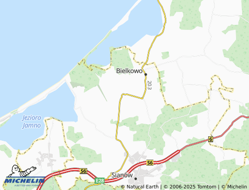 MICHELIN Iwięcino map - ViaMichelin