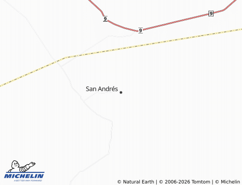 Mapa MICHELIN San Andrés - ViaMichelin