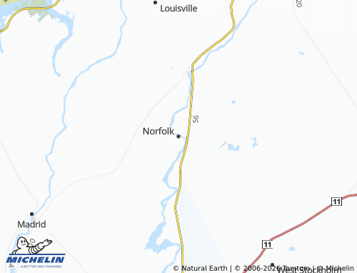 Mapa MICHELIN Norfolk - ViaMichelin