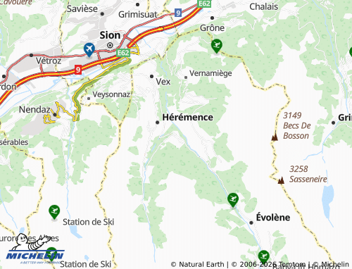 MICHELIN-Landkarte Euseigne - ViaMichelin
