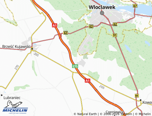 Mapa MICHELIN Nowa Wieś - ViaMichelin