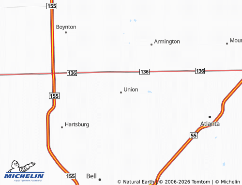 Mapa MICHELIN Union - ViaMichelin