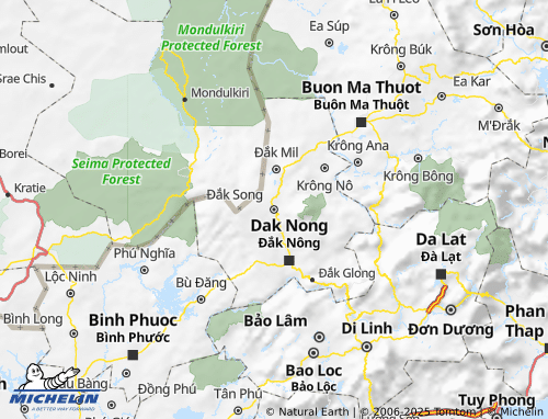MICHELIN Đắk Song map - ViaMichelin