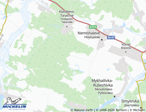 Mappa MICHELIN Dibrova - ViaMichelin