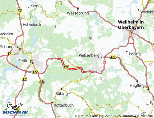 MICHELIN Pröbstelsberg map - ViaMichelin