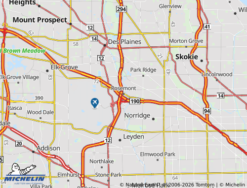 Mappa MICHELIN Rosemont - ViaMichelin