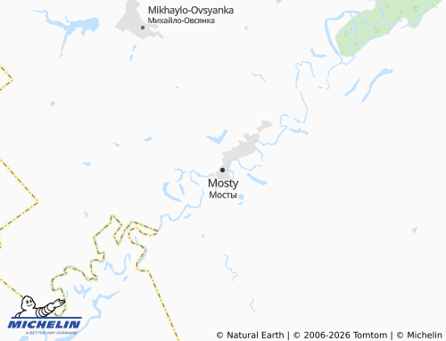 MICHELIN-Landkarte Mosty - ViaMichelin