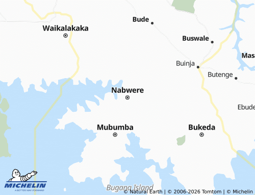 Mappa MICHELIN Nabwere - ViaMichelin