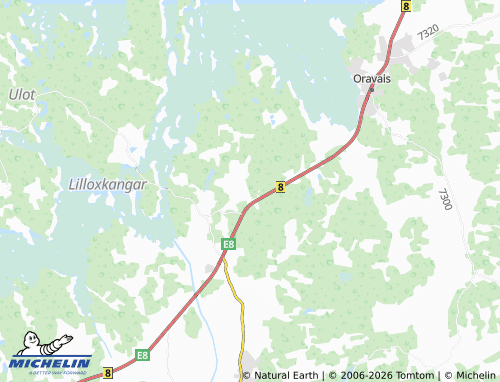 MICHELIN-Landkarte Karvat - ViaMichelin