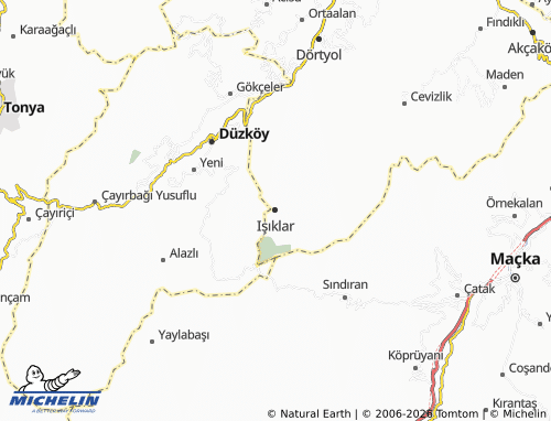 Mapa MICHELIN Işıklar - ViaMichelin