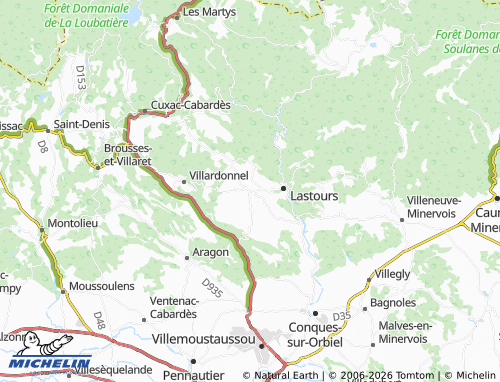 Mapa MICHELIN Salsigne - ViaMichelin
