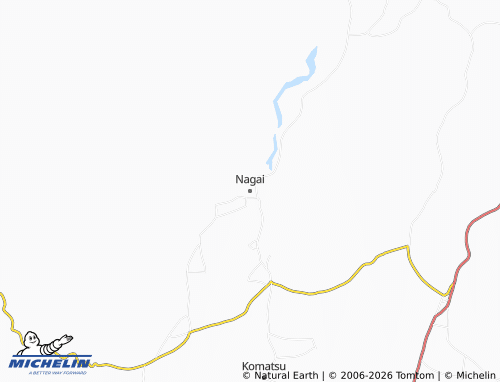 Mappa MICHELIN Nagai - ViaMichelin