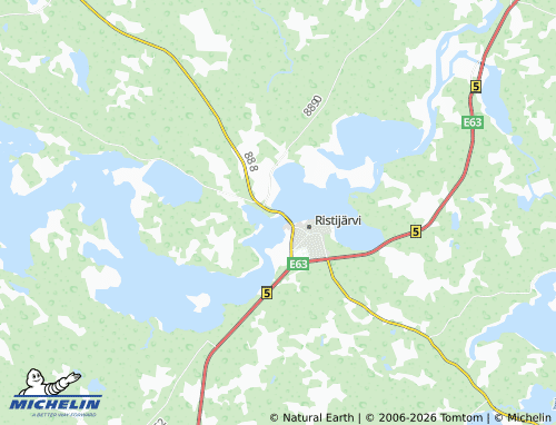 MICHELIN Koiraniemi map - ViaMichelin
